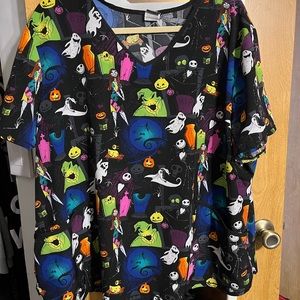 Scrub store 3X nightmare before Christmas scrub